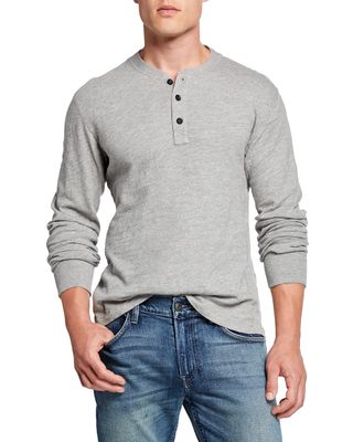 Men's Standard Issue Slub-Knit Basic Henley
