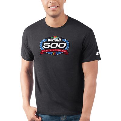 Men's Starter Black 2024 Daytona 500 Prime Time Graphic T-Shirt