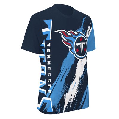 Men's Starter Navy Tennessee Titans Extreme Defender T-Shirt