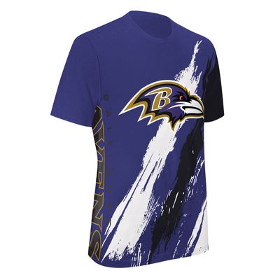 Men's Starter Purple Baltimore Ravens Extreme Defender T-Shirt