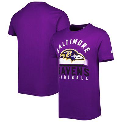 Men's Starter Purple Baltimore Ravens Prime Time T-Shirt