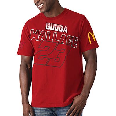 Men's Starter Red Bubba Wallace Special Teams T-Shirt