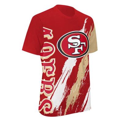 Men's Starter Scarlet San Francisco 49ers Extreme Defender T-Shirt