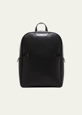 Men's Stepan and Leather Backpack