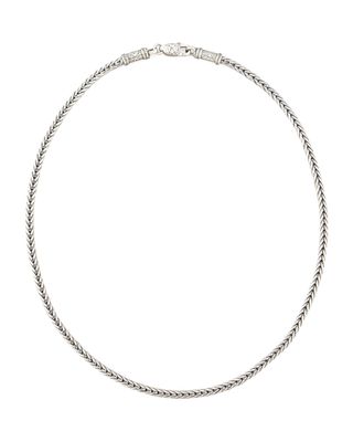 Men's Sterling Silver Chain Necklace, 20"