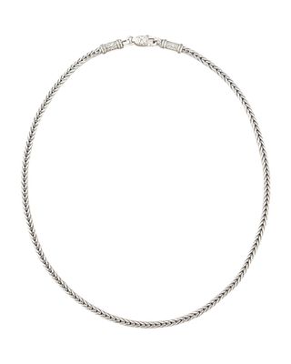 Men's Sterling Silver Chain Necklace, 24"