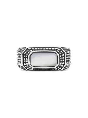 Men's Sterling Silver Originals Jimmy Mop Ring - Silver - Size 10 - Silver - Size 10