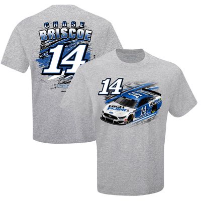 Men's Stewart-Haas Racing Team Collection Heather Gray Chase Briscoe Highpoint. com Fuel T-Shirt