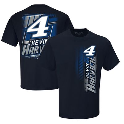 Men's Stewart-Haas Racing Team Collection Navy Kevin Harvick Name & Number T-Shirt