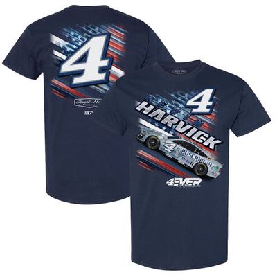 Men's Stewart-Haas Racing Team Collection Navy Kevin Harvick Patriotic Fuel T-Shirt