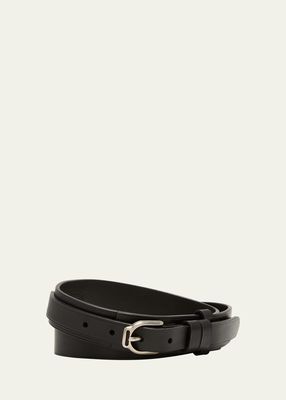 Men's Stirrup Buckle Leather Belt