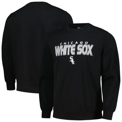 Men's Stitches Black Chicago White Sox Pullover Sweatshirt