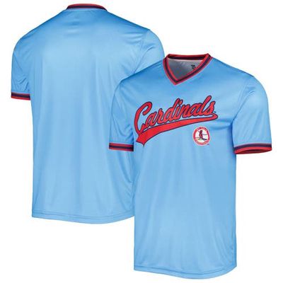 Men's Stitches Light Blue St. Louis Cardinals Cooperstown Collection Team Jersey
