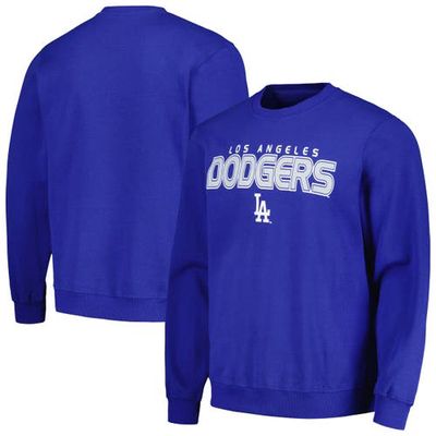 Men's Stitches Royal Los Angeles Dodgers Pullover Sweatshirt