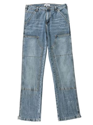 Men's Stonewash Carpenter Jeans - Blue - Size 36 - Blue - Size 36