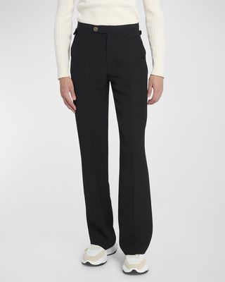 Men's Straight-Leg Pants with Side Adjusters