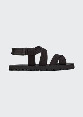 Men's Strappy Grip-Strap Sport Sandals