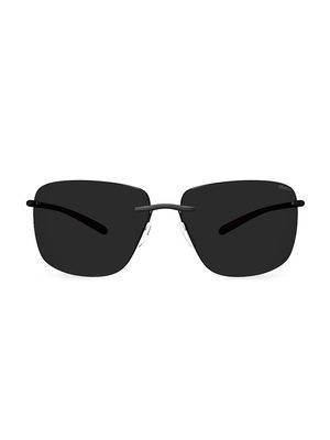 Men's Streamline Cape Florida 66MM Sunglasses - Black - Black