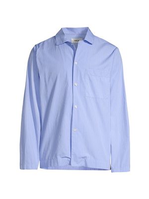 Men's Striped Pajama Shirt - Pin Stripe - Size Large - Pin Stripe - Size Large