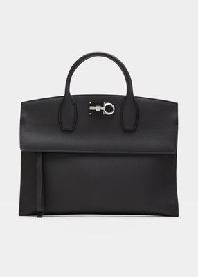 Men's Studio Gancio Leather Briefcase