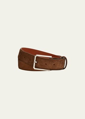 Men's Suede Leather Belt