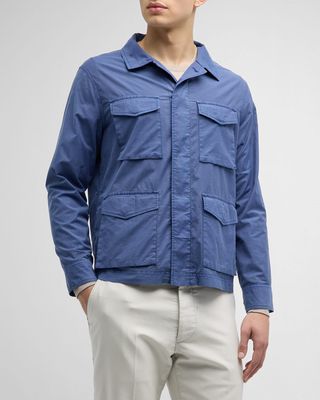 Men's Summer Safari 4-Pocket Chore Coat