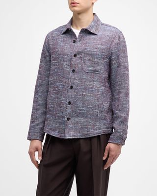 Men's Summer Tweed Overshirt