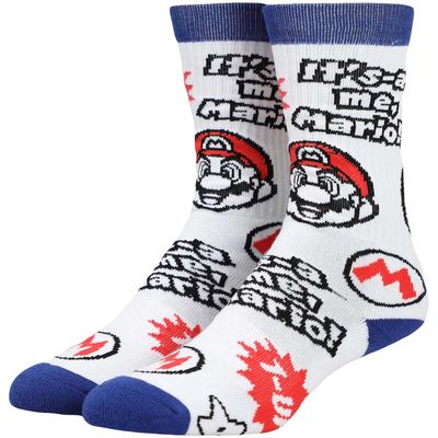 Men's  Super Mario Bros. Crew Socks