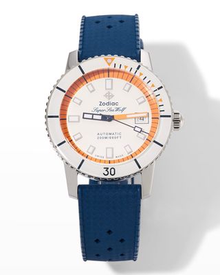 Men's Super Sea Wolf Automatic Rubber Watch