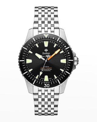 Men's Super Sea Wolf Pro-Diver Automatic Stainless Steel Watch