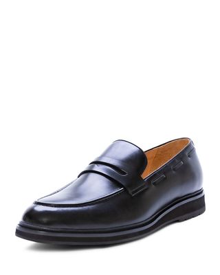 Men's Symbol Leather Penny Loafers