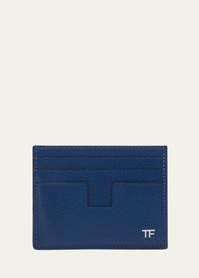 Men's T Line Small Leather Card Holder