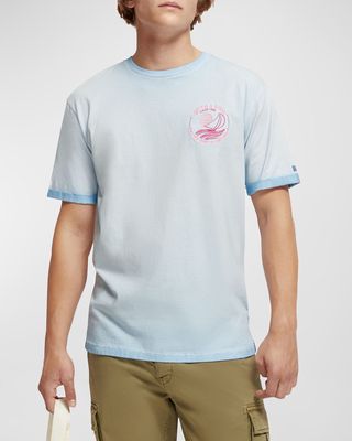 Men's T-Shirt with Chest Artwork