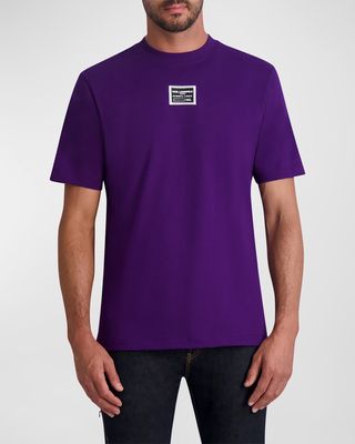 Men's T-Shirt with Logo Patch
