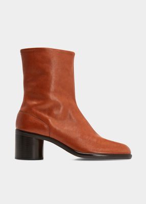 Men's Tabi Toe Leather Ankle Boots