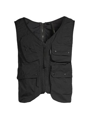 Men's Tactical Tote Vest - Ink Black - Size Large - Ink Black - Size Large
