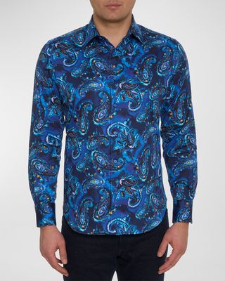 Men's Tangier Cotton-Stretch Sport Shirt