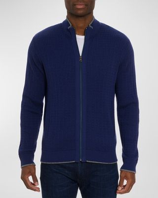 Men's Taranto Full-Zip Knit Sweater