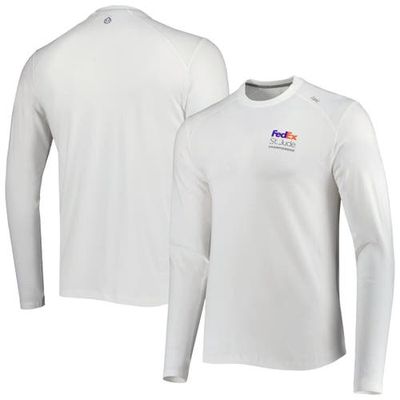 Men's tasc Performance White FedEx St. Jude Championship Carrollton Long Sleeve T-Shirt