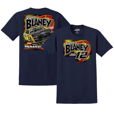 Men's Team Penske Navy Ryan Blaney Car T-Shirt