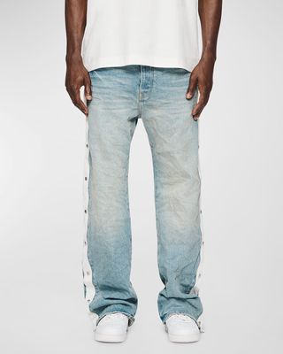 Men's Tearaway Side Snap Denim Pants