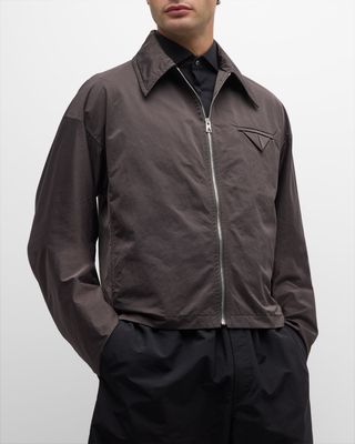 Men's Tech Nylon Zip Jacket