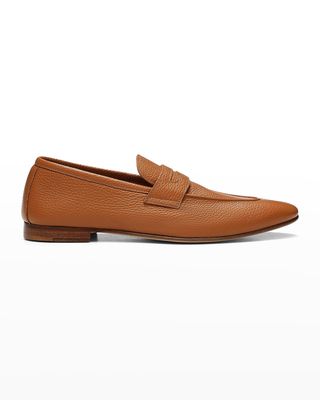 Men's Tender Leather Penny Loafers
