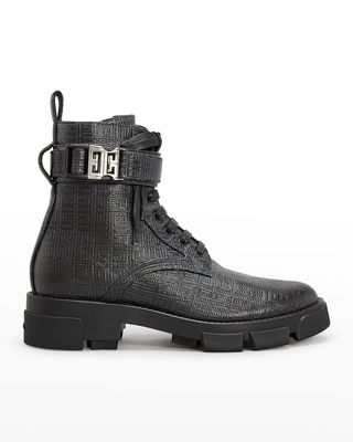 Men's Terra Leather Lace-Up Ankle Boots