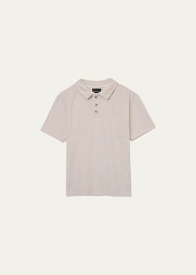 Men's Terry Cloth Polo Shirt