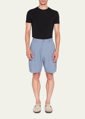 Men's Textured Cargo Shorts