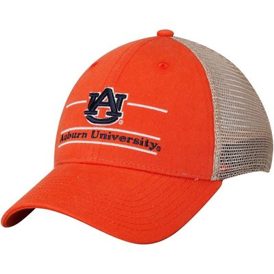 Men's The Game Orange Auburn Tigers Logo Bar Trucker Adjustable Hat