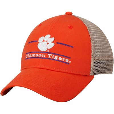 Men's The Game Orange Clemson Tigers Logo Bar Trucker Adjustable Hat
