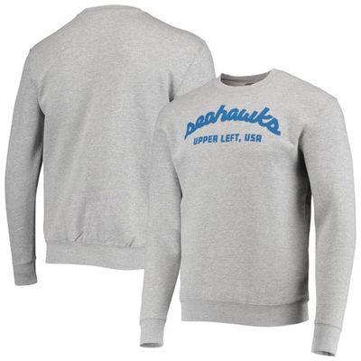 Men's THE GREAT PNW Heathered Gray Seattle Seahawks Pacific Pullover Sweatshirt in Heather Gray