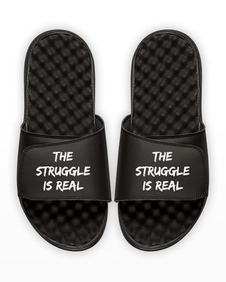Men's The Struggle Is Real Slide Sandals